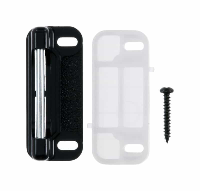 Ace Black Steel Screen/Storm Door Strike 1 pk Ace Hardware