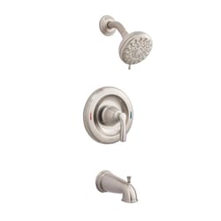 Moen Hilliard 1-Handle Brushed Nickel Tub and Shower Faucet