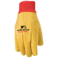 Wells Lamont Men's Indoor/Outdoor Chore Gloves Yellow One Size Fits All 1 pair