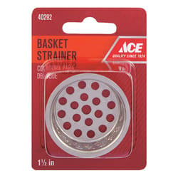 Ace 1-1/2 in. D Chrome Strainer Basket