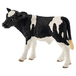 Schleich Farm World Holstein Calf Toy Black/White