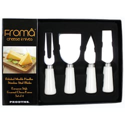 Prodyne Froma 2.5 in. L Stainless Steel Cheese Knife Set 4 pc