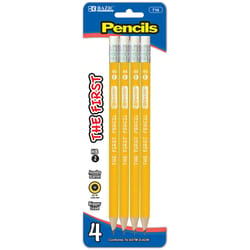 Bazic Products The First #2 3.2 mm Jumbo Pencil 4 pk