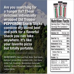 Old Trapper Pepperoni Snack Stick 1.2 oz Boxed