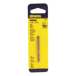 Irwin Hanson High Carbon Steel Metric Plug Tap 4mm-0.70 1 pc