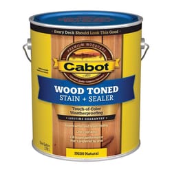 Cabot Wood Toned Low VOC Transparent Natural Oil-Based Deck and Siding Stain 1 gal