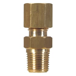 JMF Company 3/8 in. Compression 1/4 in. D Male Brass Connector