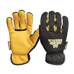 Bear Knuckles Unisex Indoor/Outdoor Work Gloves Black/Yellow S 1 pk