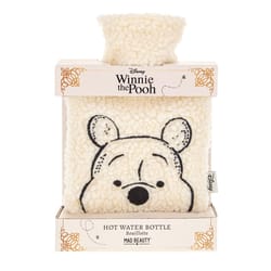 Mad Beauty Disney Beige Winnie the Pooh Hot Water Bottle-Faux Fur 1 pk