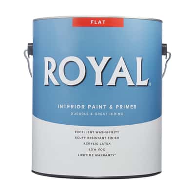 Royal Flat Interior Paint Can