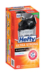 Hefty Ultra Strong 13 gal No Scent Kitchen Trash Bags Drawstring 40 pk