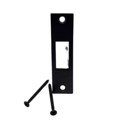 Tuff Strike 1.25 in. H X 4.75 in. L Black Steel Deadbolt Strike