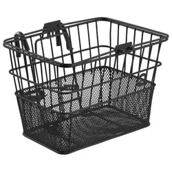 Retrospec Apollo Steel Bike Basket 15 lb Black