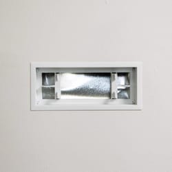 Aria Vent 10-9/16 in. H X 4-1/2 in. W Satin White ABS Plastic Wall/Ceiling Vent Cover
