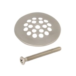 Ace Brushed Nickel Stainless Steel Hair Catcher Shower Drain Cover - Ace  Hardware