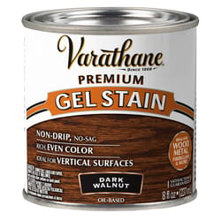 Varathane Premium Semi-Transparent Dark Walnut Oil-Based Linseed Oil Modified Alkyd Gel Stain 0.5 pt