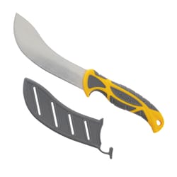 Smith's EdgeSport 6 in. Skinning Knife Black/Yellow 1 pc