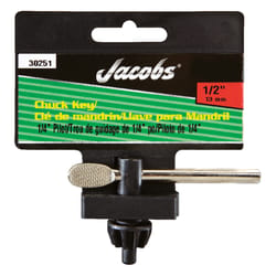 Jacobs 1/2 in. X 1/4 in. K32 Chuck Key T-Handle Steel 1 pc