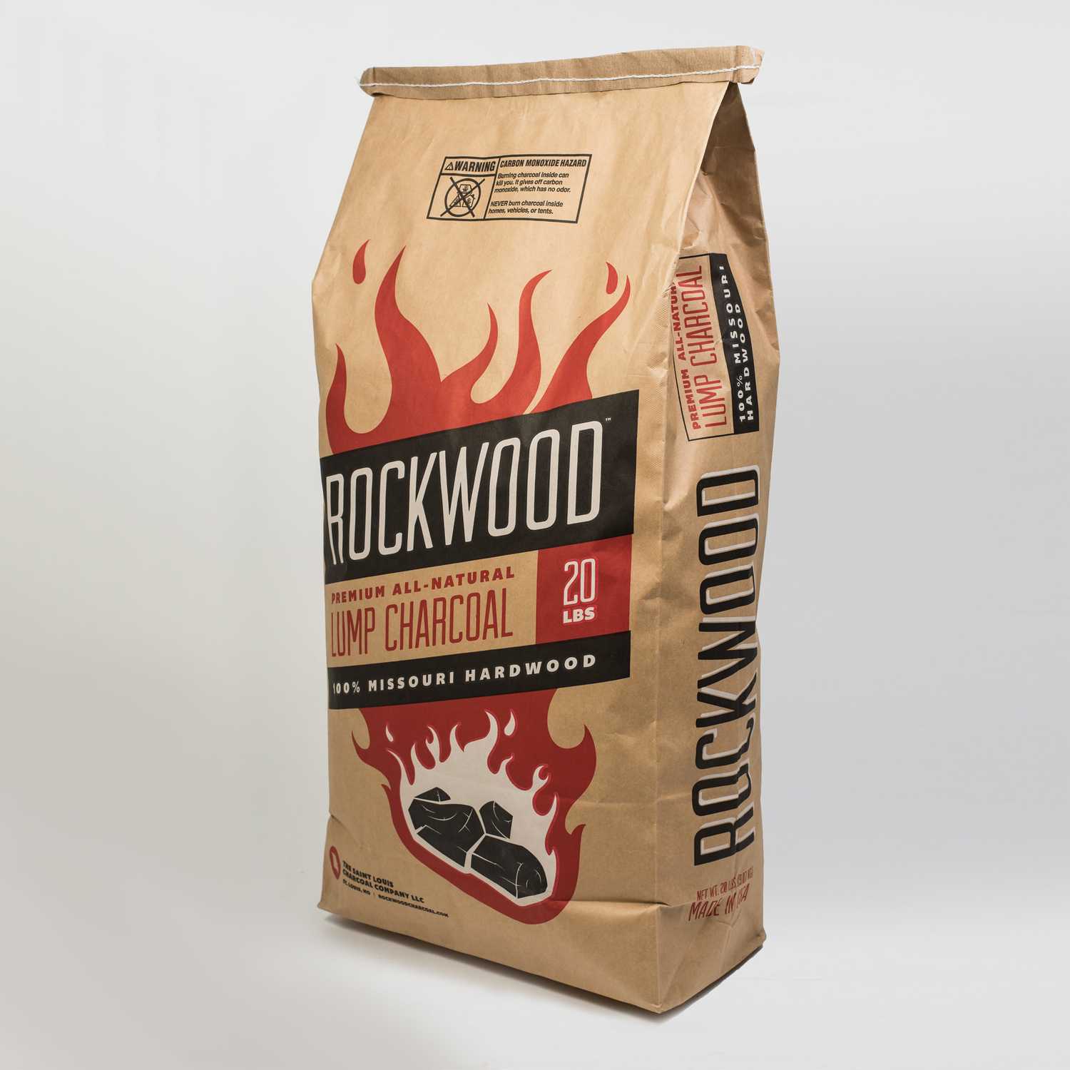 Rockwood All Natural Hardwood Lump Charcoal 20 lb. Ace Hardware