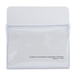 Magnet Source 6.5 in. L X 6.5 in. W White Polymer Resin Magnetic Pouch 60 lb. pull 1 pc
