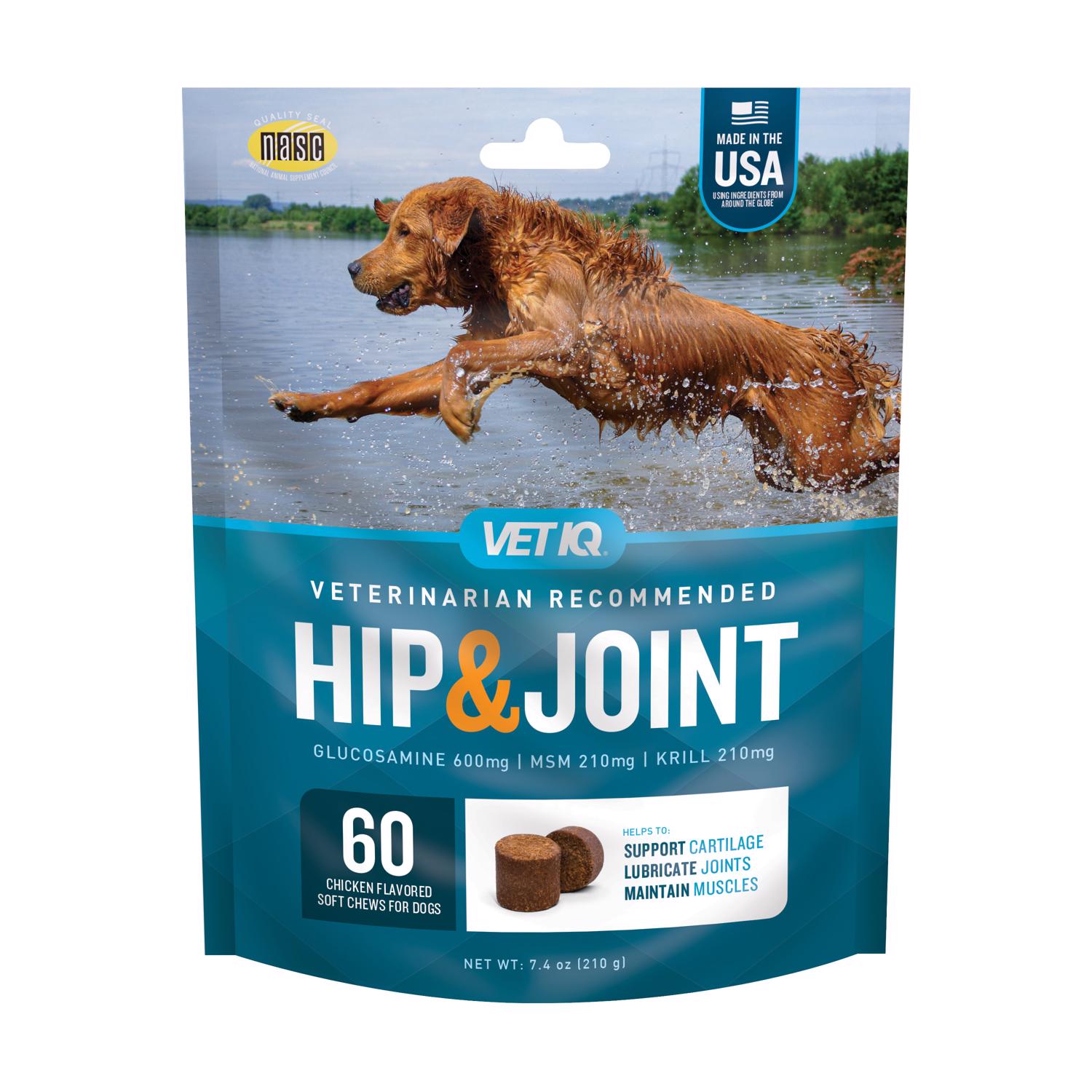 Photos - Other interior and decor VetIQ Dog Hip and Joint Supplement 60 ct 140