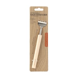 KIKKERLAND Brown/Silver Back Scratcher 1 pk