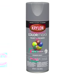 Krylon ColorMaxx Primer Gray Paint + Primer Spray Paint 12 oz