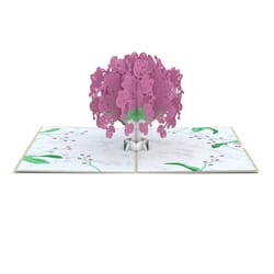 Lovepop Orchid Bouquet 3D Card Paper 1 pk