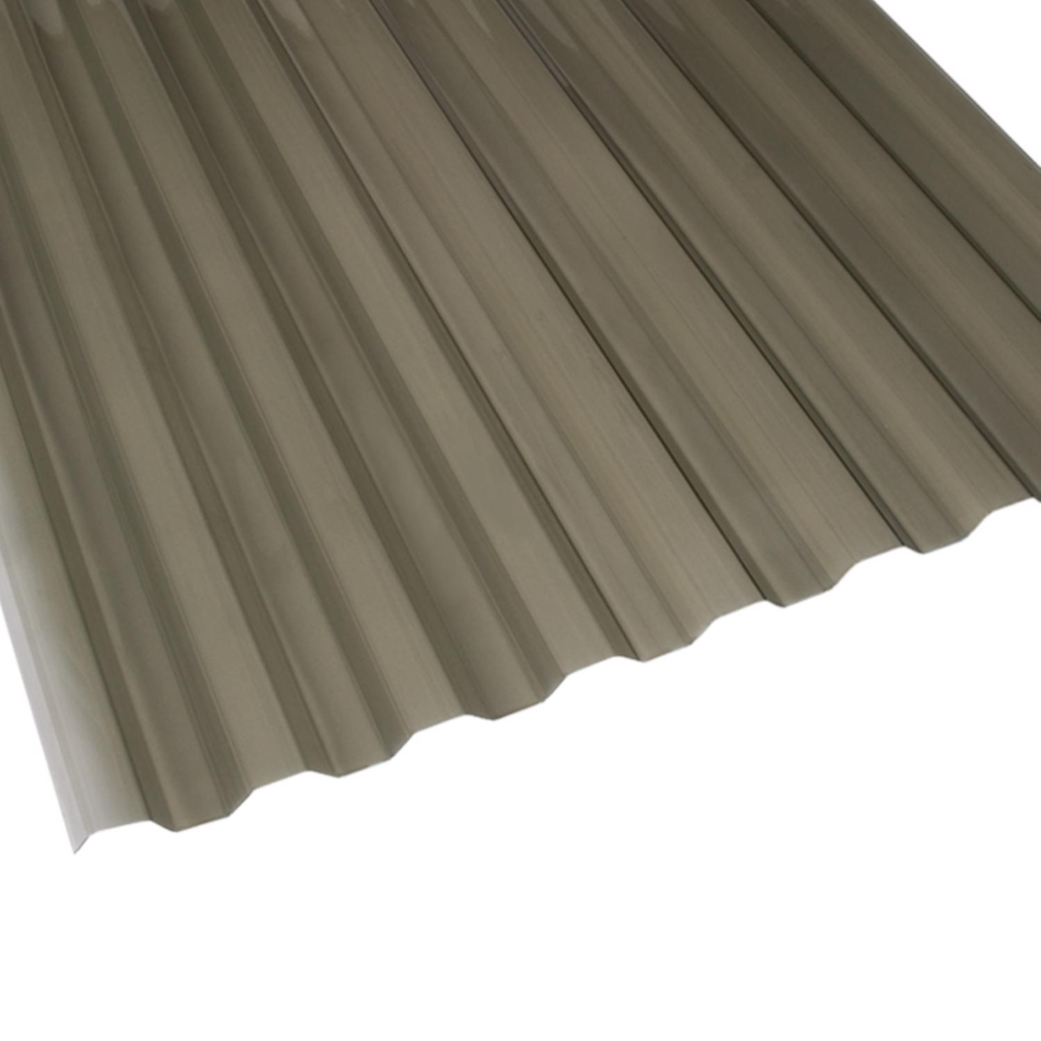 Suntuf 26 in. W X 96 in. L Polycarbonate Roofing Panel Solar Gray - Ace ...