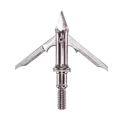 Muzzy Trocar HBX Gray Steel Broadheads 5.5 in.