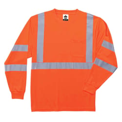 Ergodyne GloWear Reflective Long Sleeve Safety Tee Shirt Orange M