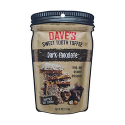 Dave's Sweet Tooth Dark Chocolate Toffee 4 oz