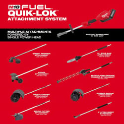 Milwaukee M18 FUEL Quik-Lok Professional Grade 48.75 in. L Brush Attachment