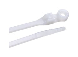 Gardner Bender 8 in. L White Cable Tie 100 pk