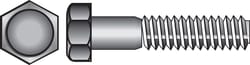 HILLMAN 7/16 in. D X 1-1/4 in. L Zinc Plated Steel Hex Bolt 50 pk