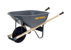 True Temper Steel Wheelbarrow 6 cu ft