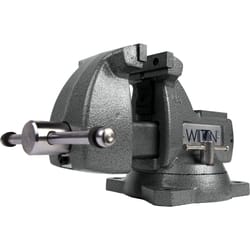 Wilton 4 in. Cast Iron Mechanics Bench Vise 360 deg Swivel Base