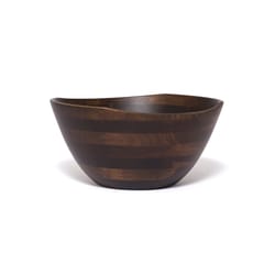 Lipper International Natural Beechwood Contemporary Wavy Rim Bowl 1 pc