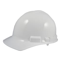 General Electric 4-Point Ratchet Cap Style Hard Hat White