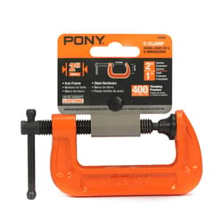 Pony 2 in. X 1 in. D Hobby C-Clamp 400 lb 1 pc