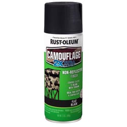 Rust-Oleum Specialty Flat Black Camouflage Spray Paint 12 oz