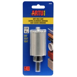 ARTU 1-3/4 in. Carbide Grit 2.3 in. L X 3/8 in. D Hole Saw Arbor