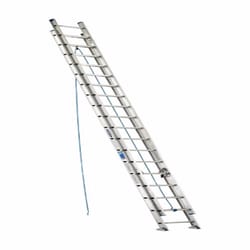 Werner 36 ft. H Aluminum Extension Ladder Type I 250 lb. capacity