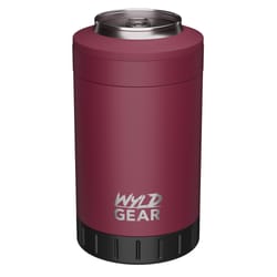 Wyld Gear Multi Can 12 oz Maroon BPA Free Double Wall Vacuum Insulated Multi-Can