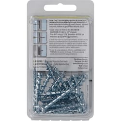 Bore-Fast 3/16 in. D X 1-1/2 in. L Steel Pan Head Screw and Anchor 25 pc