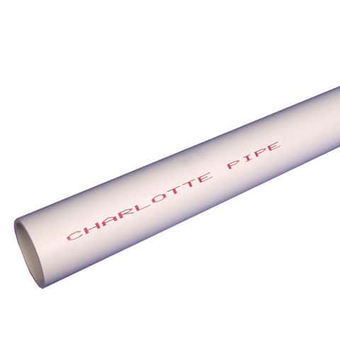 Charlotte Pipe Schedule 40 PVC Pressure Pipe 3/4 in. D X 10 ft. L