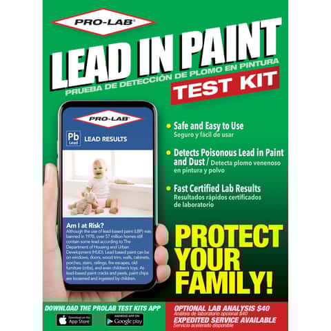 Pro-Lab Lead in Paint & Dust Test Kit 1 pk Pro-Lab Lead in Paint & Dust Test Kit 1 pk