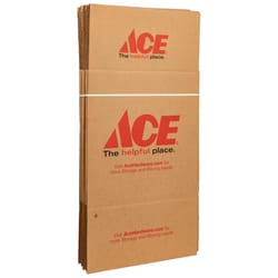 Ace 14 in. H X 14 in. W X 14 in. L Cardboard Corrgugated Box 1 pk