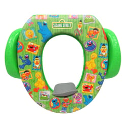 Ginsey Sesame Street Framed Friends Round Soft Child's Toilet Seat