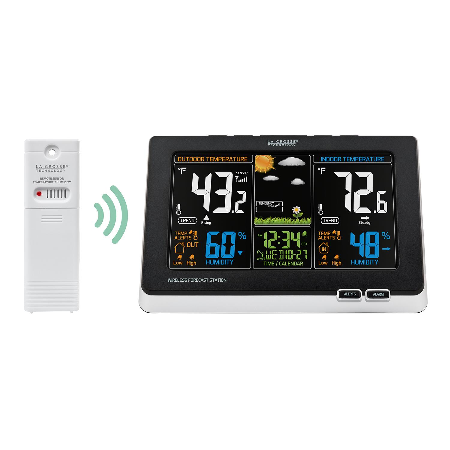 La Crosse 327-1417 - Wireless Color Weather Station Wind